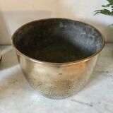 Vintage brass pot cover