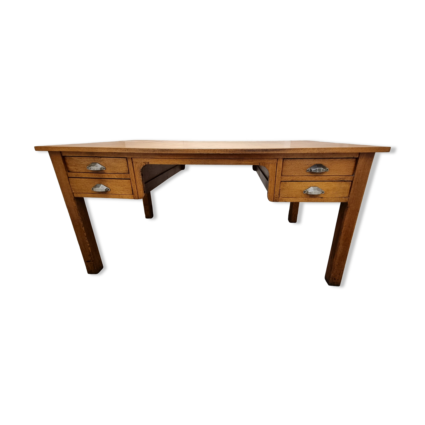 Old oak administrative office 4 drawers