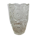 Vase vintage en verre ciselé
