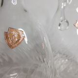 Carafe et pichet en cristal de bohème, années 60