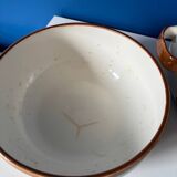 Set of Boch La Louvière salad bowls and dishes, Kimono model, 1970