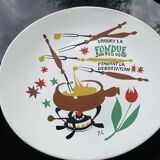 Fondue plates