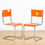 MÜCKE & MELDER 2 CHAIRS & TABLE SET, 1940S