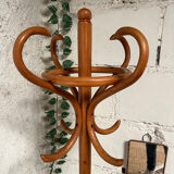 Vintage wooden parrot coat rack