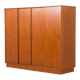 Danish mid-century teak wardrobe by Laurbjerg Mobelfabrik, 1970s