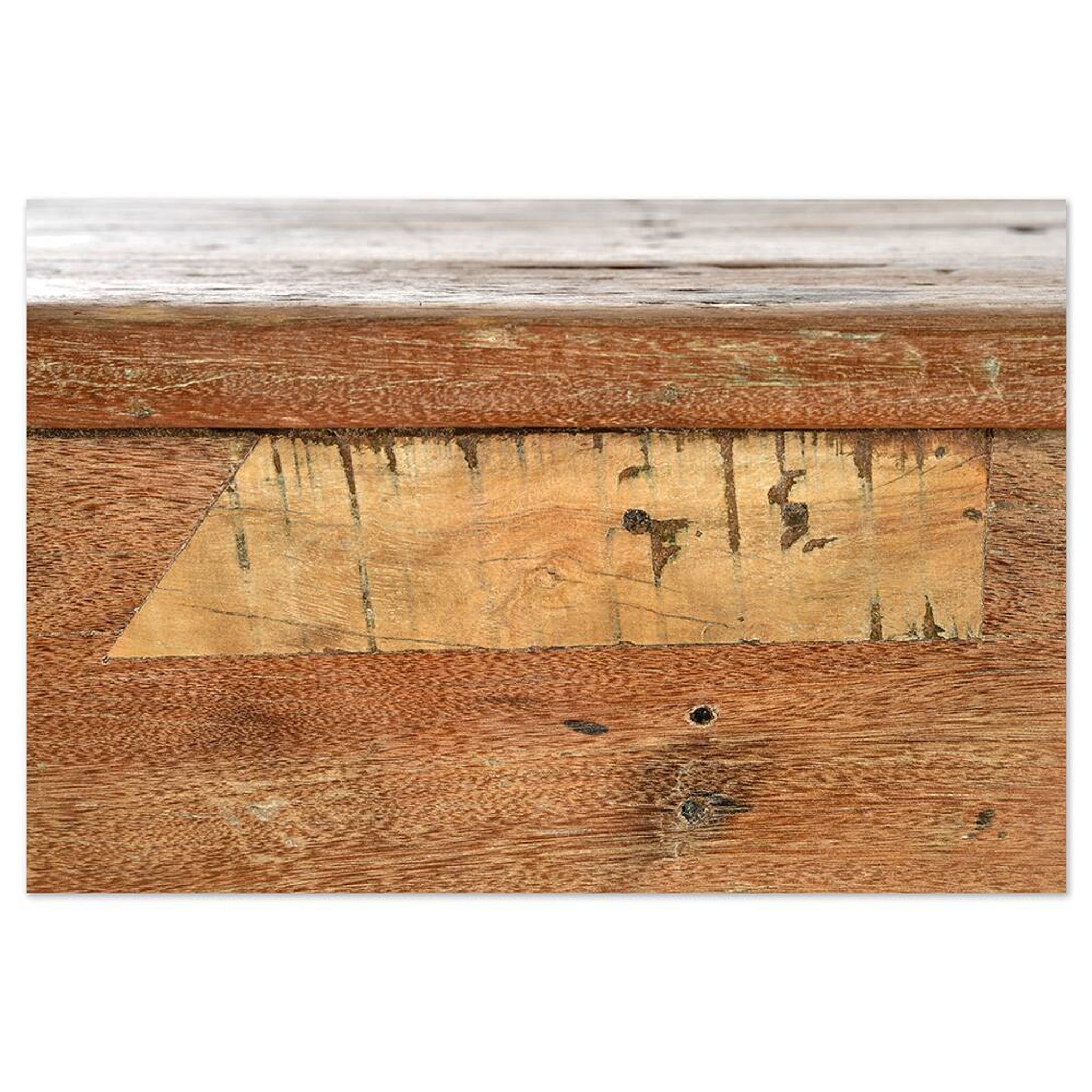 Grande table de travail en bois massif (245 x 80 x 90cm)