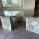 Silicified wooden table from Madagascar