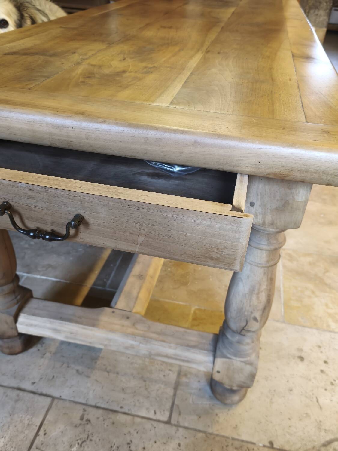 Large antique farmhouse table