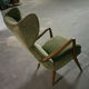 Fauteuil Bergere scandinave wing chair
