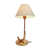 Umbrella shape table lamp - brass - 1980s / 90s
