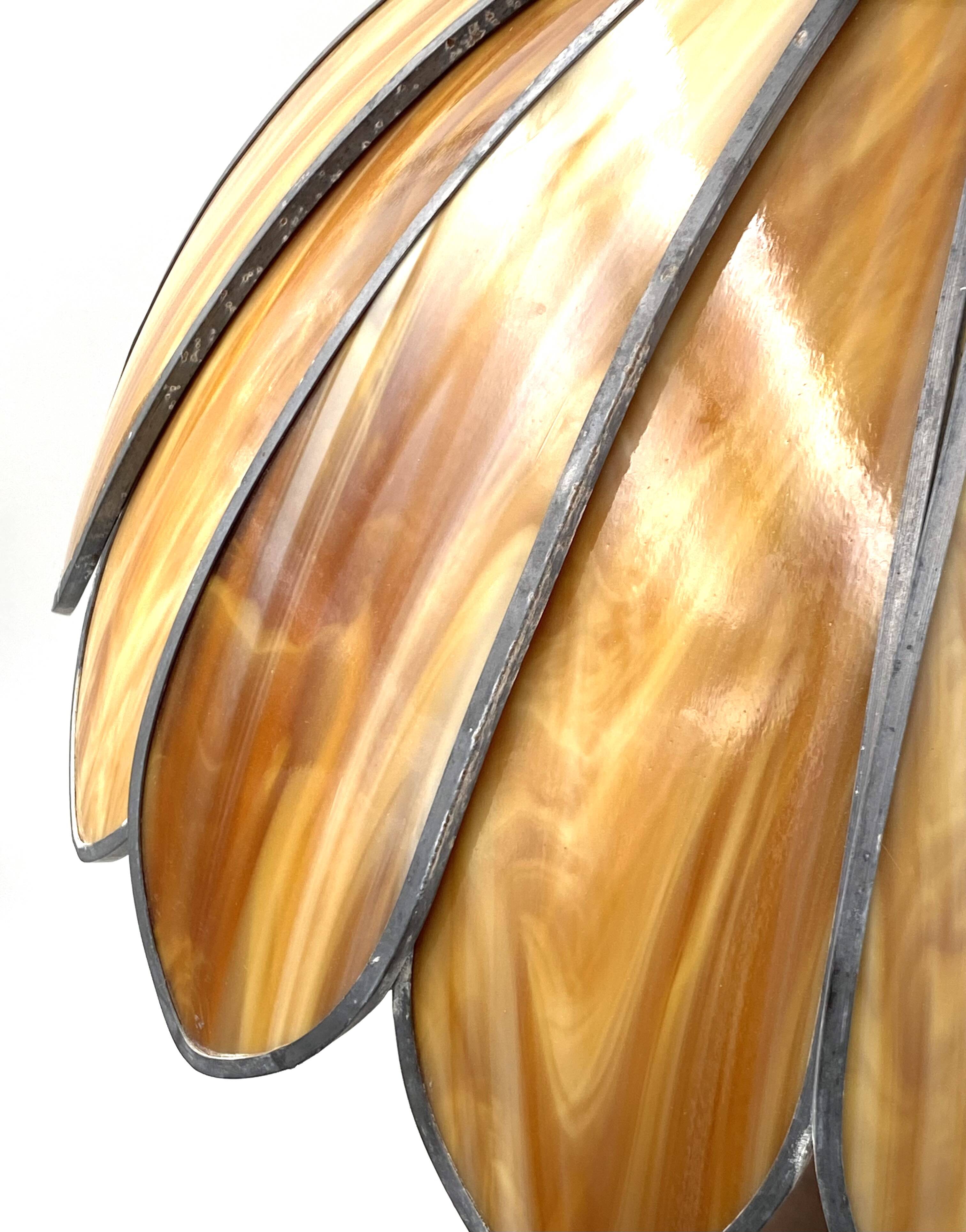 Hollywood regency important table lamp, Italy 1970 ca.