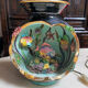 Vintage Vallauris aquarium fish table lamp