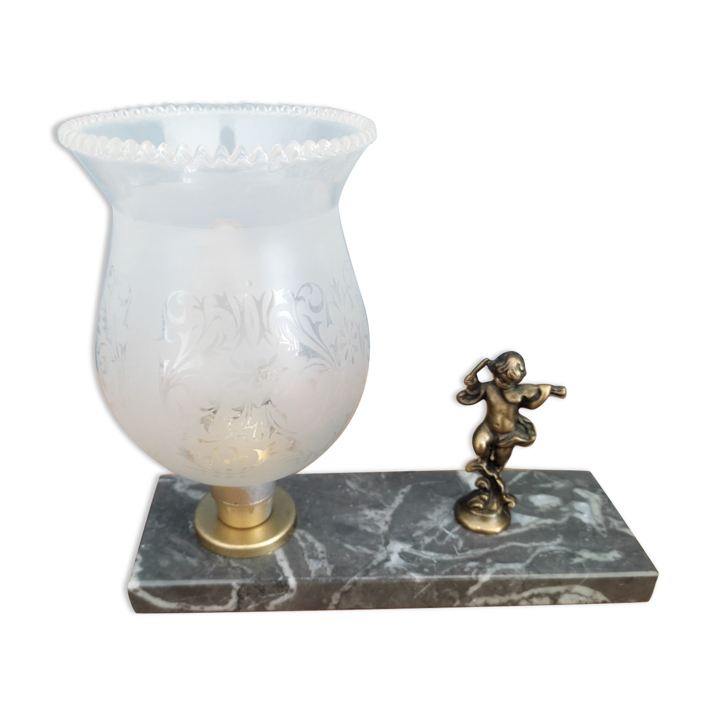 Bedside desk lamp Marble Original Unique Angel old vintage dp0222f088