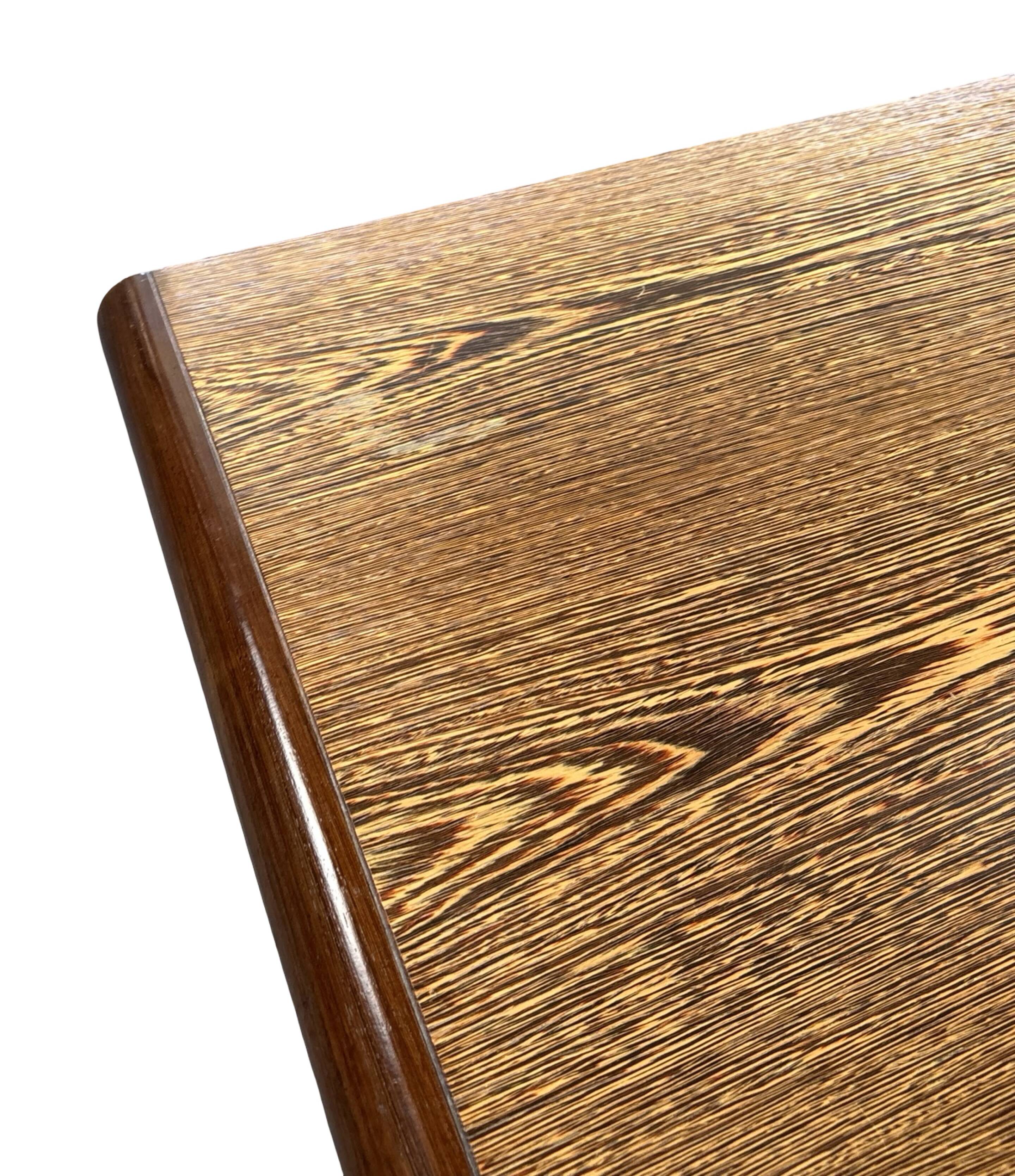 Vintage executive desk - large desk wenge 70s design