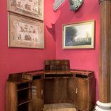 Art Deco Veneer Writing Desk or Vanity Table, 1920s