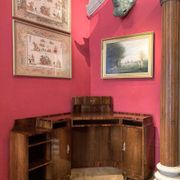 Art Deco Veneer Writing Desk or Vanity Table, 1920s