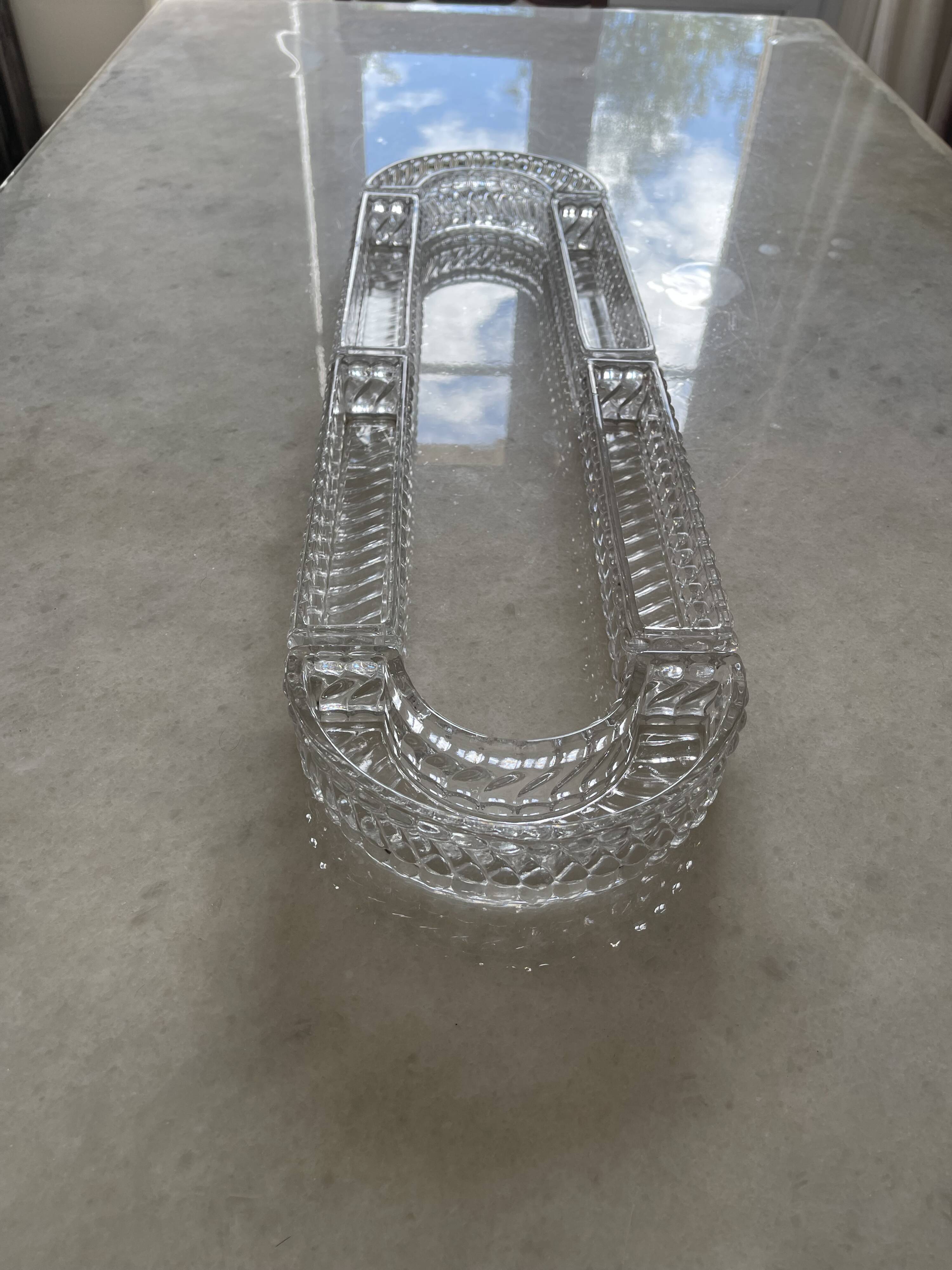 Baccarat runner or centerpiece.