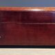 Jewelry box, Chinese jade stone - Wood - Mahogany, Brass
