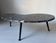 Tubble table by Pode/Leolux composite marble Grigio Carnico 50's style