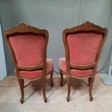 Paire de chaises de style Louis XV