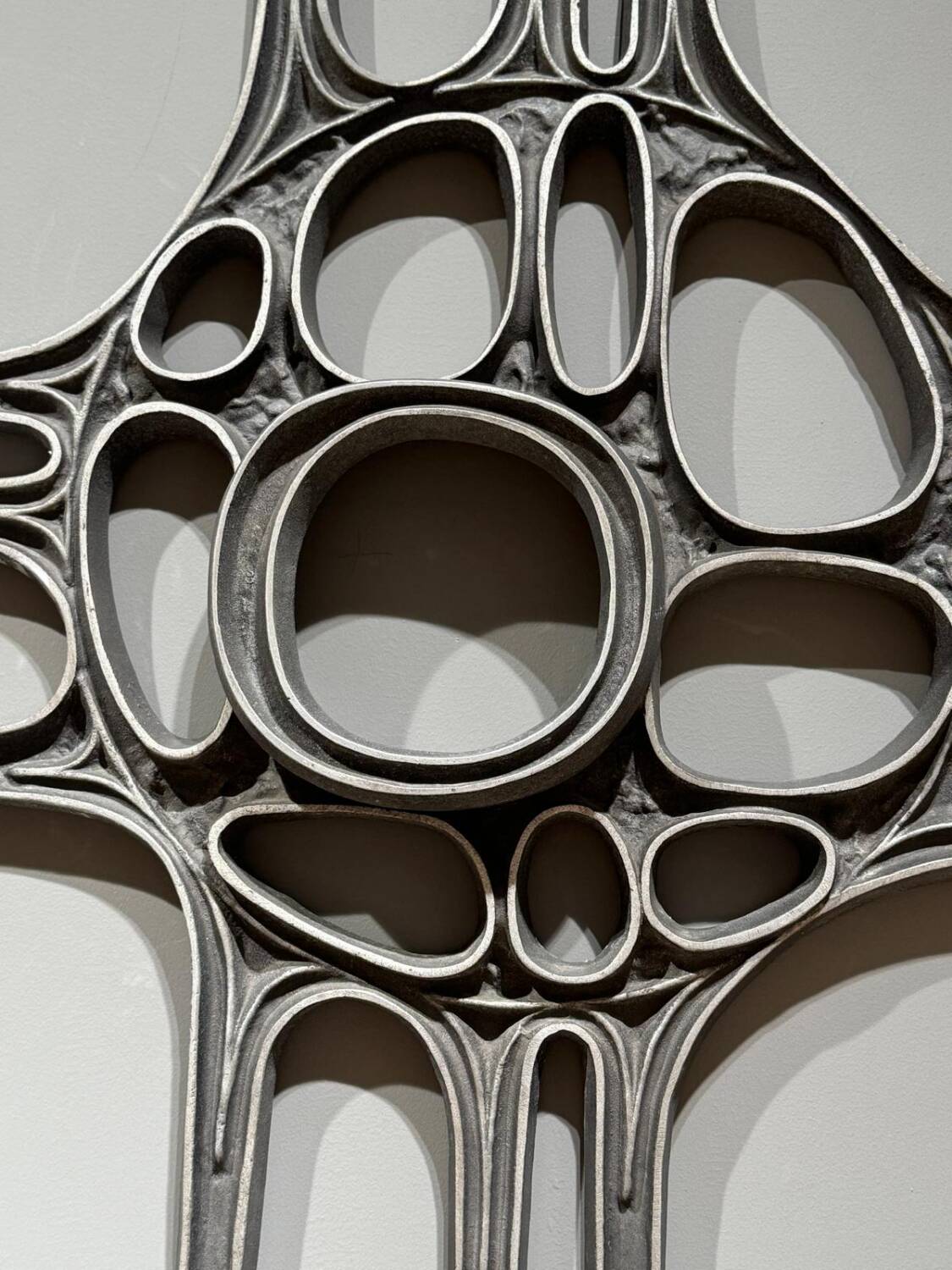 Brutalist wall sculpture from the 1970s