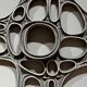 Brutalist wall sculpture from the 1970s