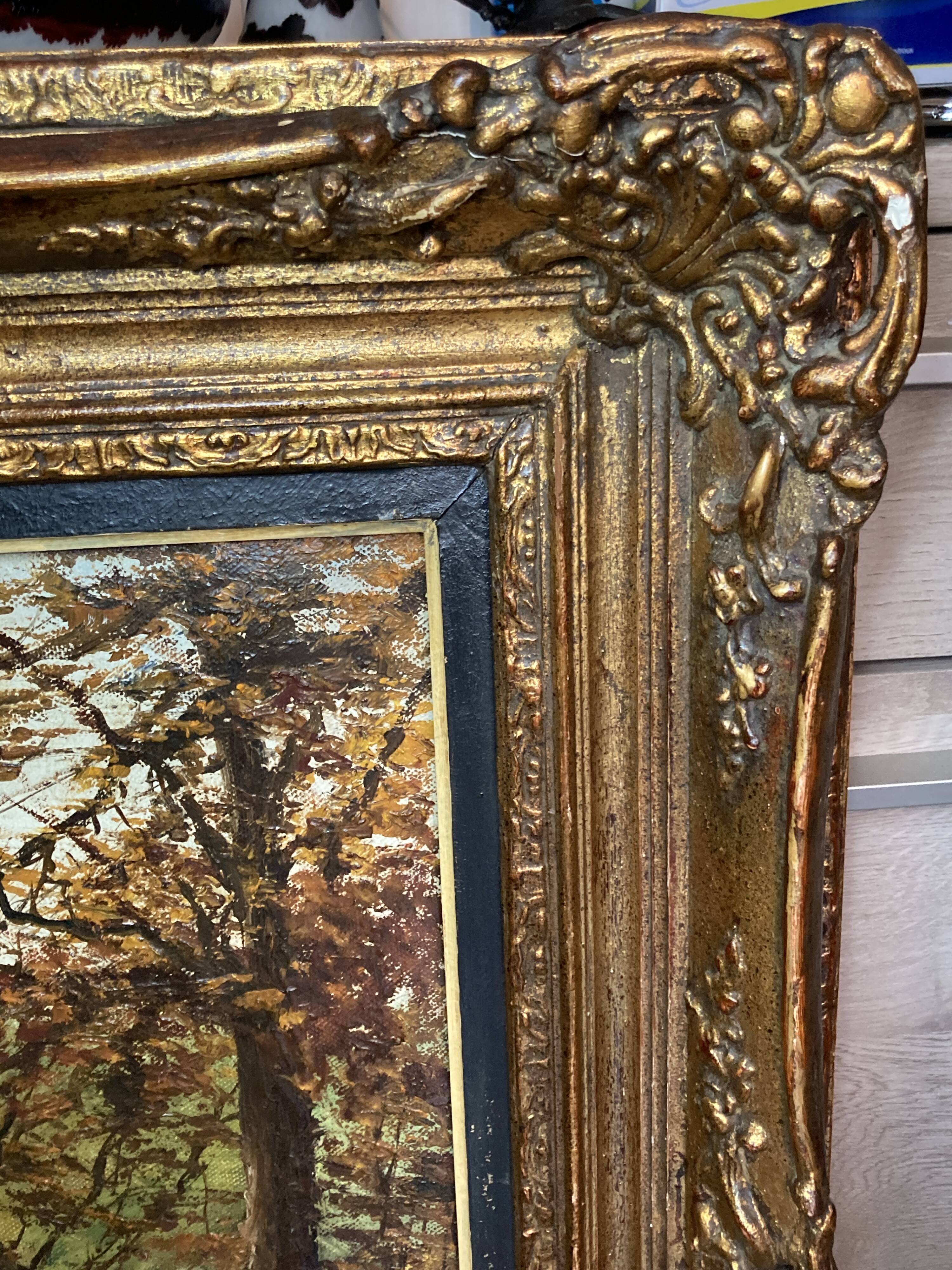 Dozinel _ The Pond of Drowned Children - oil on framed canvas