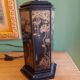 Lampe pagode , abat jour soie
