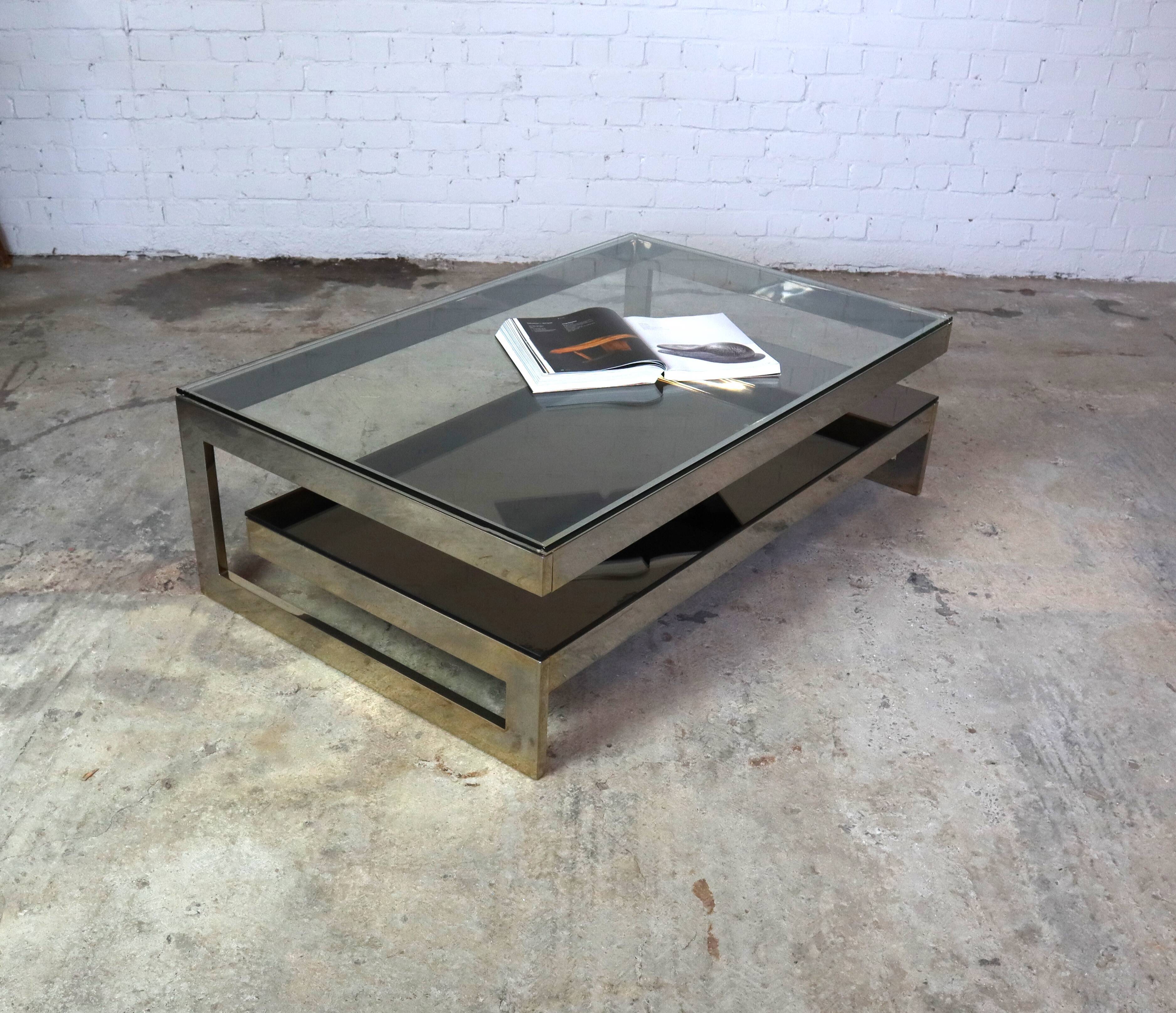 Belgo Chrom G-shape coffee table