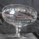 1960/80 /21 cm cut crystal bowl /flowers /plants