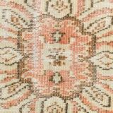 4x7 Salmon & Cream Classic Vintage Area Rug, 134x220Cm