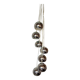 Large space art waterfall chandelier from the 70s by “present time”