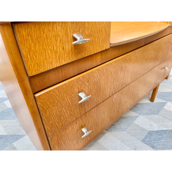 vintage dressing table with mirror and drawers by lebus selency