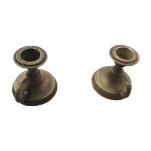 2 bougeoirs