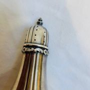 Salière en argent sterling floral par Tiffany & Co., années 1950