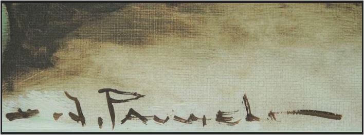 H.J. Pauwels 1903-1983 oil on canvas