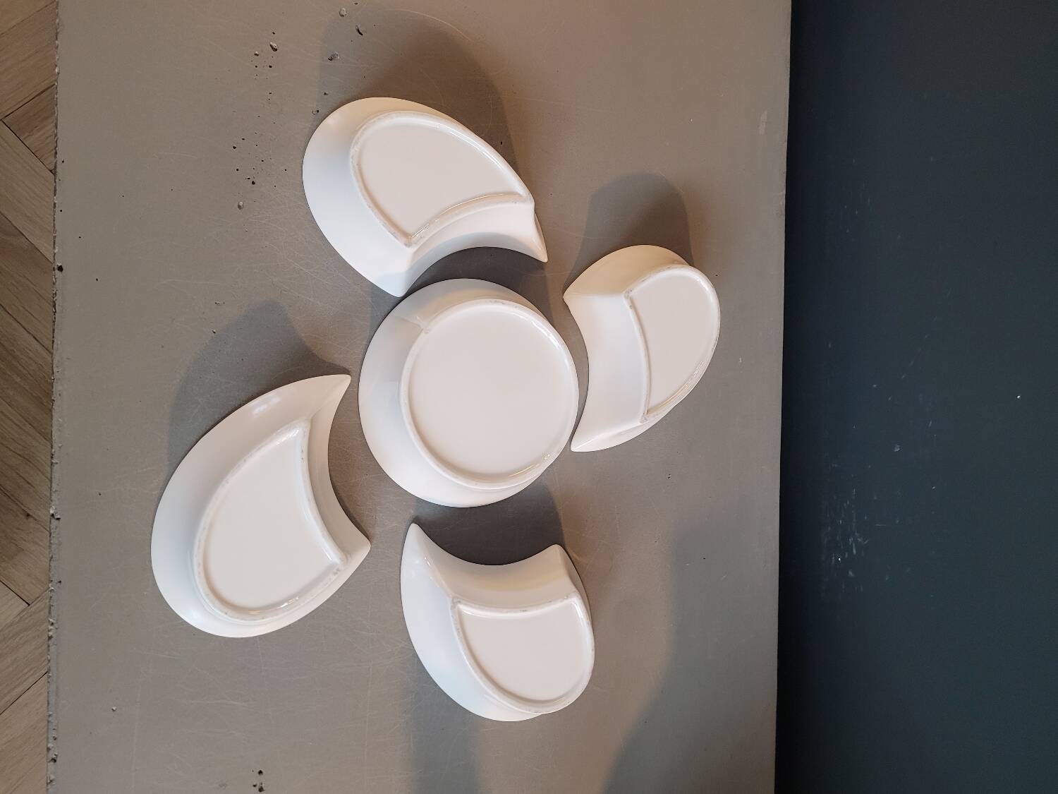 70s ceramic aperitif service