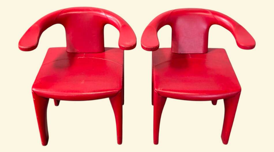 Paire de chaises Veronica pour CasasAfra & Tobia Scarpa