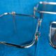 Set of 3 vintage nesting tables 1970 hollywood regency gold metal