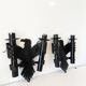 Pair of Brutalist Wrought Iron Eagle Wall Sconces