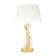 Vintage Murano glass table lamp with gold glitter