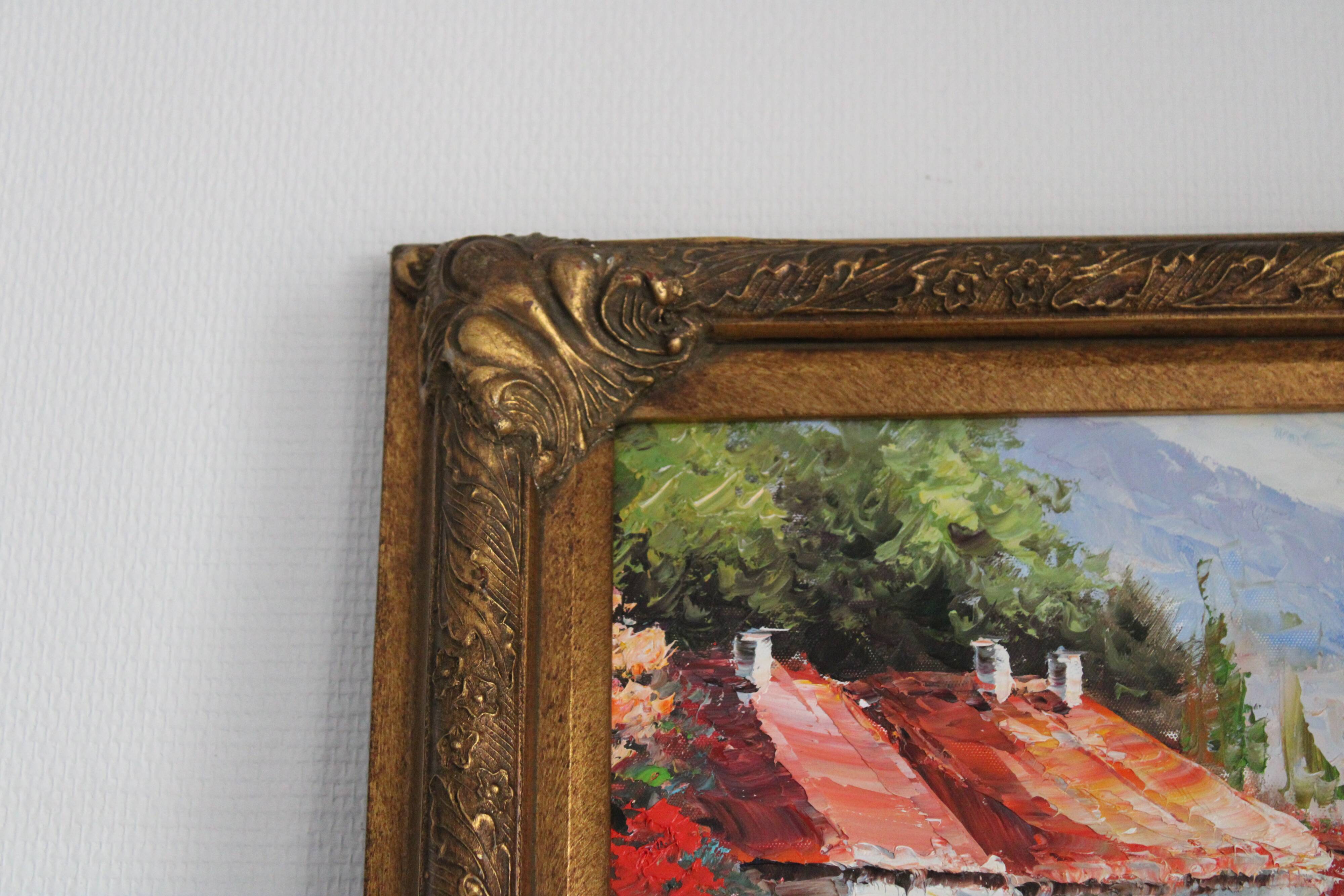 Tableau "Bord de mer en Provence"
