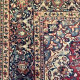 Grand tapis d'Orient Ancien Persan Iran Ispahan - Dim: 4.17 X 3.15 Mètres