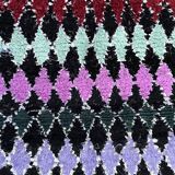 Tapis Berbère Boucherouite coloré - 120 x 162 cm