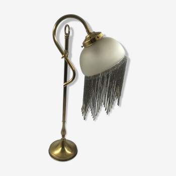 Art Deco brass lamp