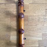 Bamboo wall hook dimensions: height - 6cm - length - 53cm -