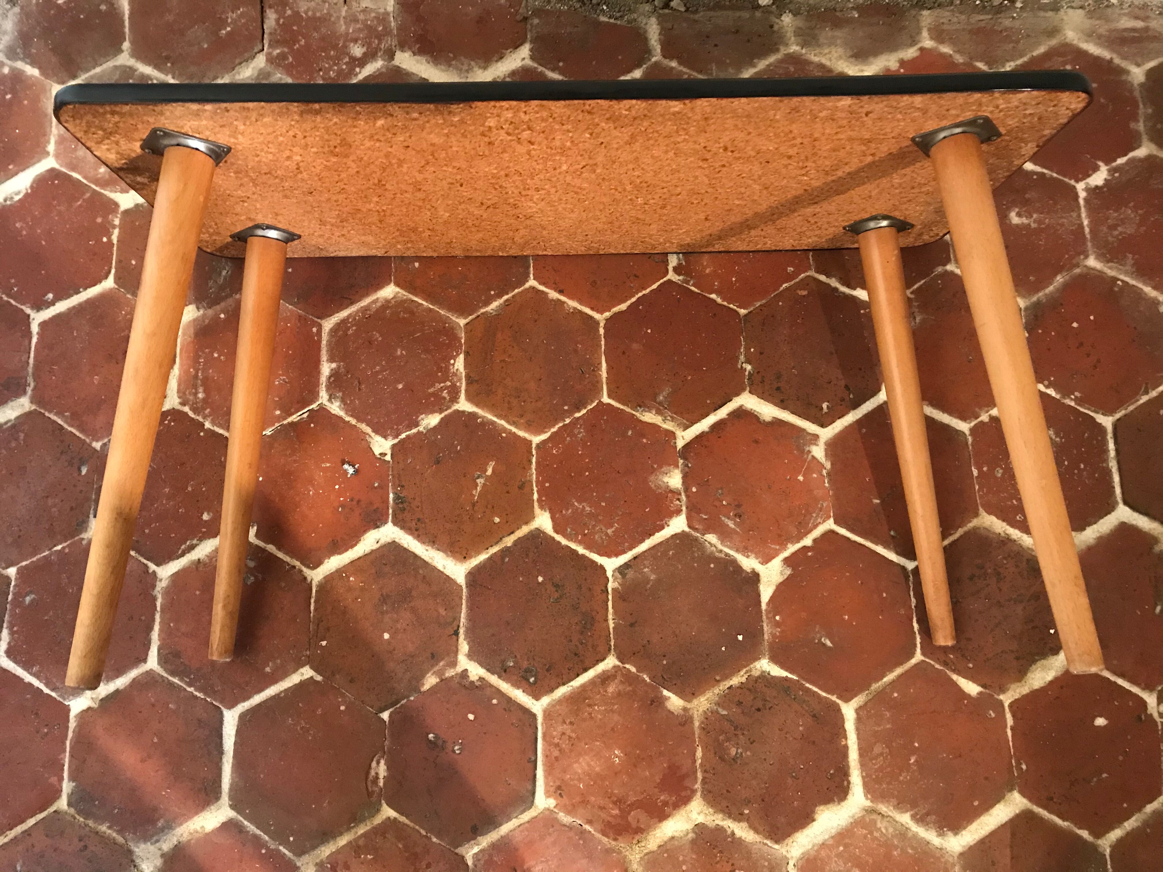 Vintage side coffee table in formica