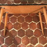 Vintage side coffee table in formica