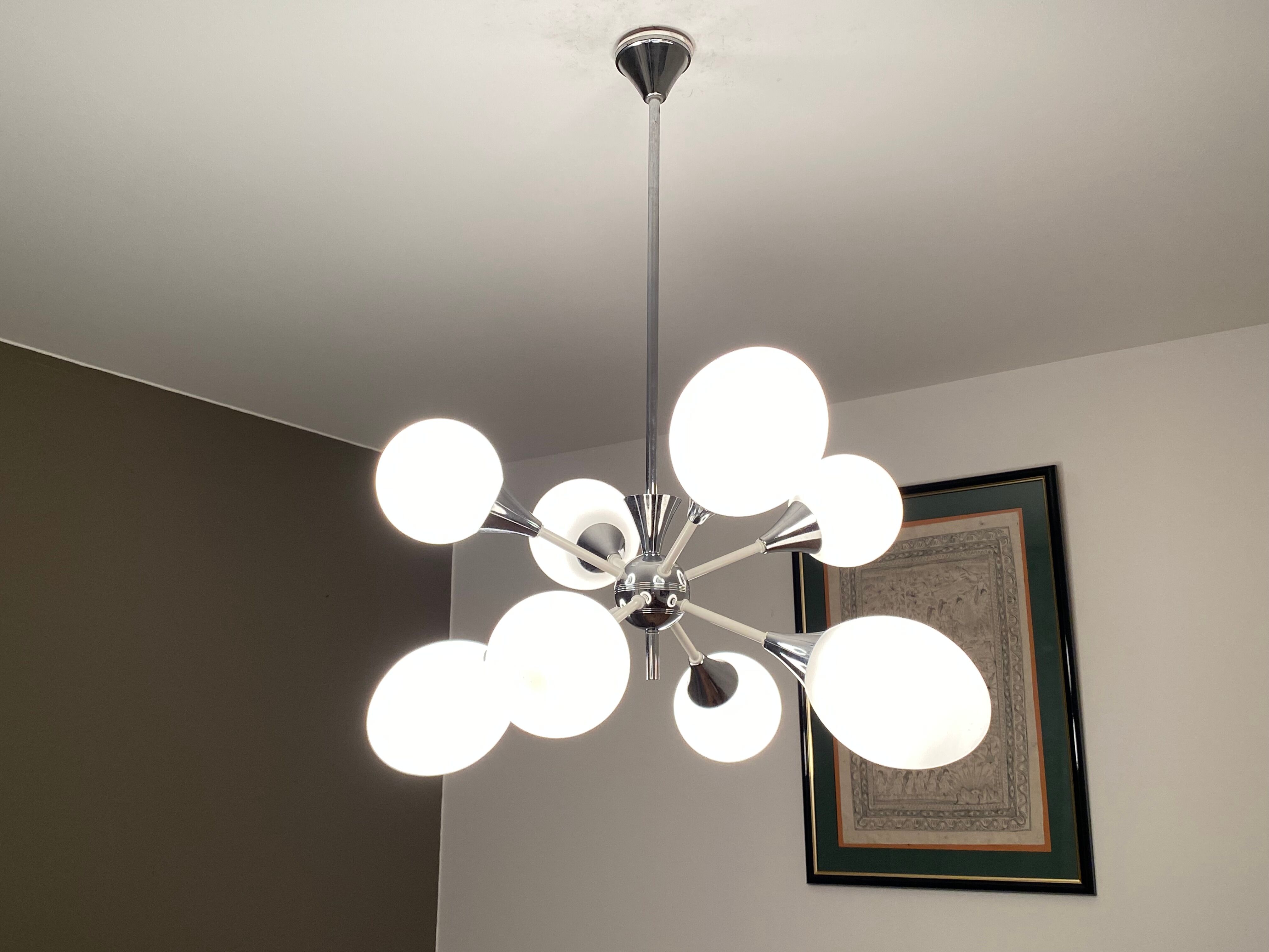 Chandelier "sputnik". 1970