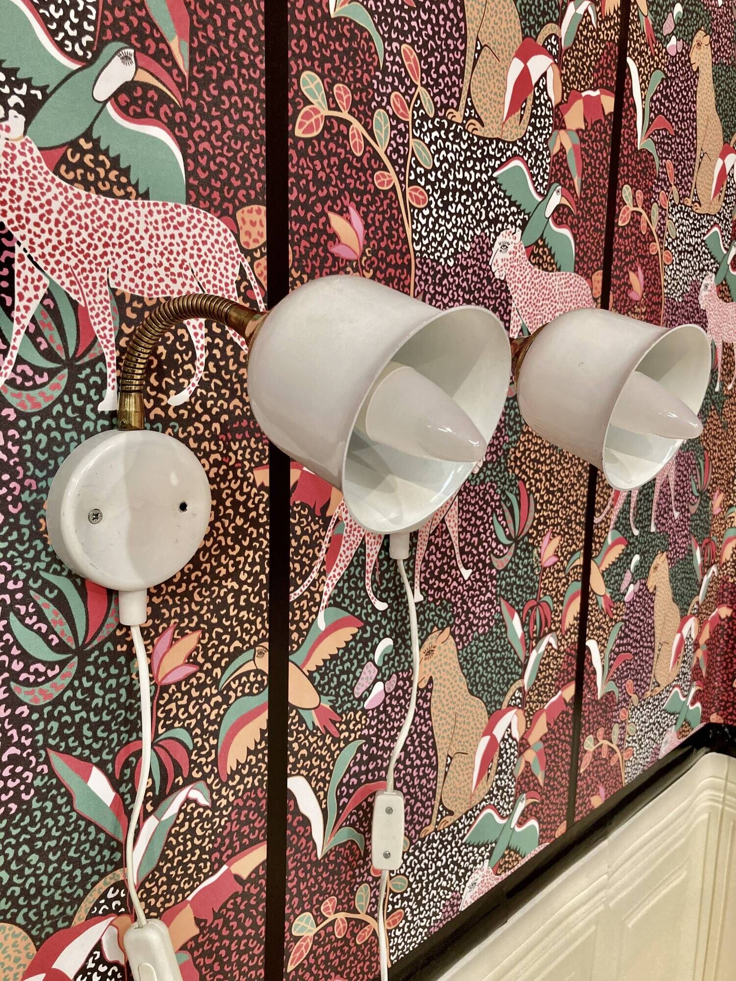 Modular wall lights 1960 "scandinavian design".